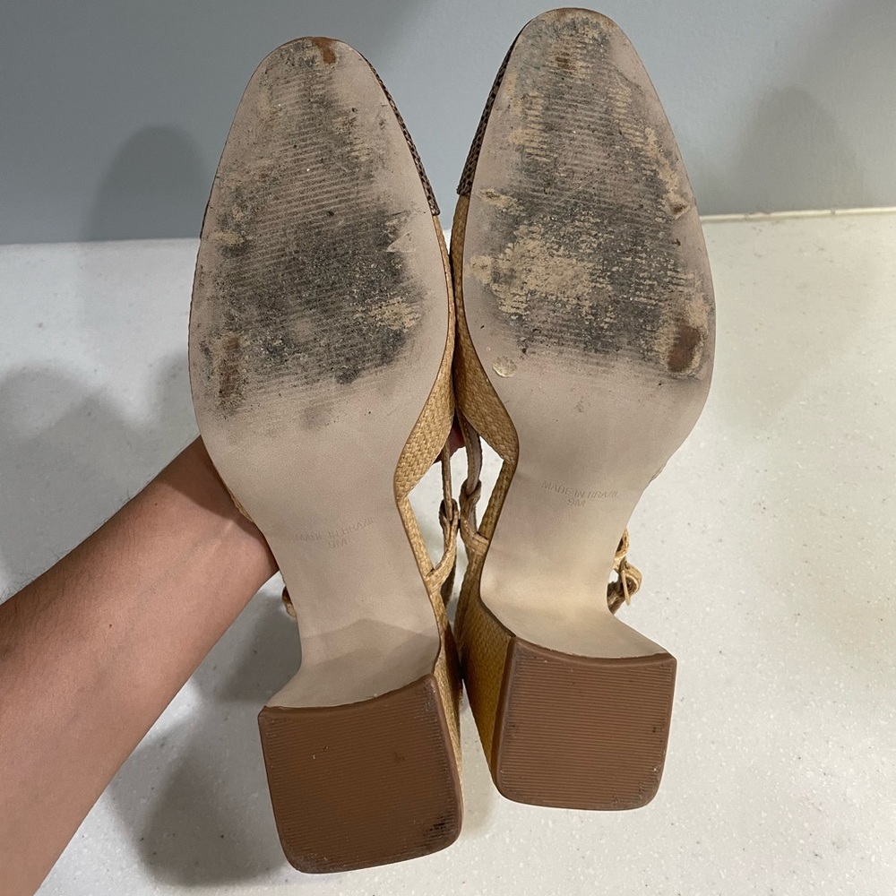 Steve Madden Women's Becka Cap-Toe Slingback Pumps - Picture 6 of 7
